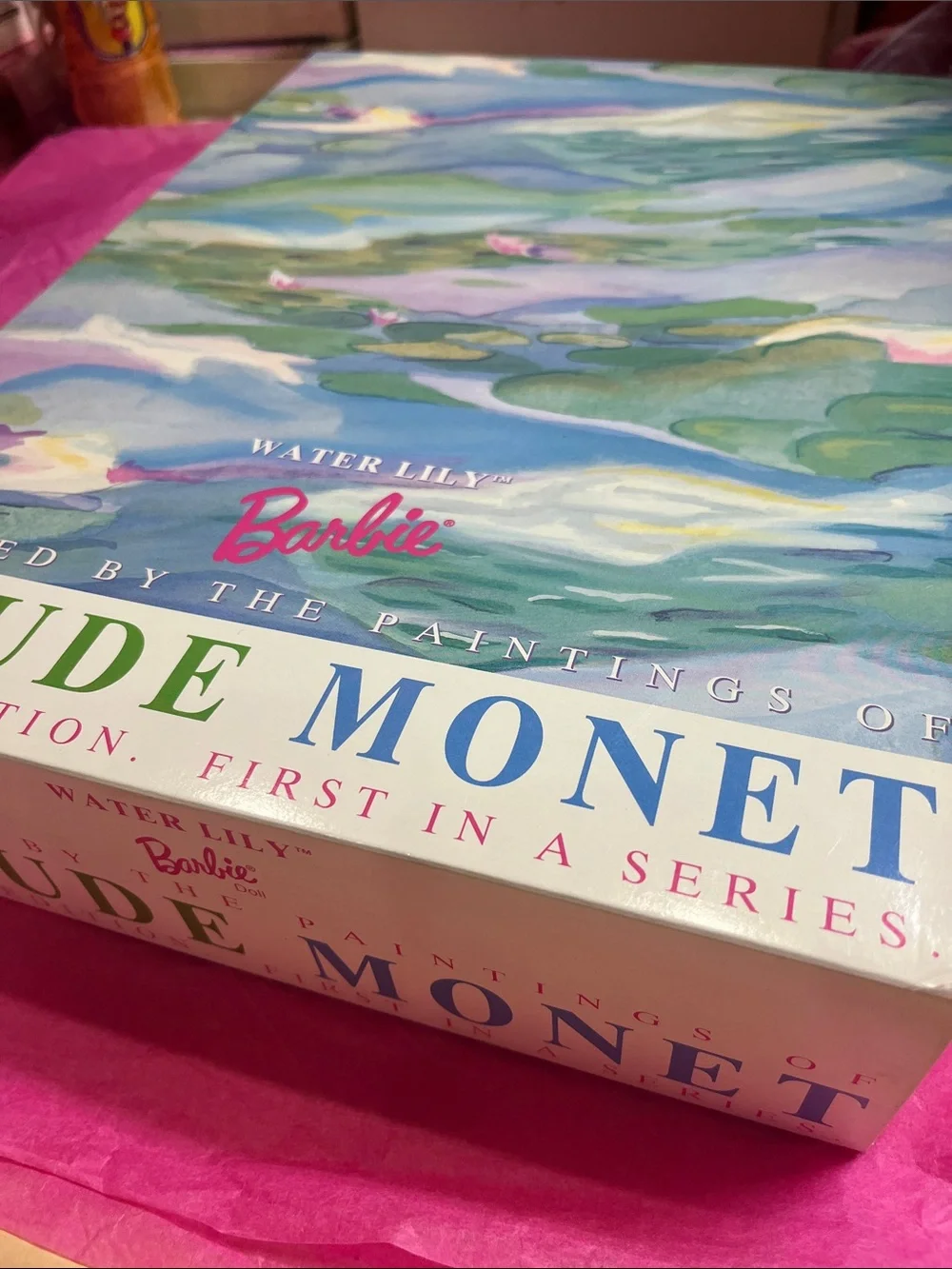 1997 Mattel Claude Monet Water Lily Barbie Limited Edition NRFB